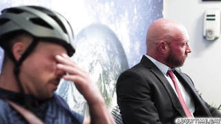 Killian Knox and Roman Todd fucked at the waiting area