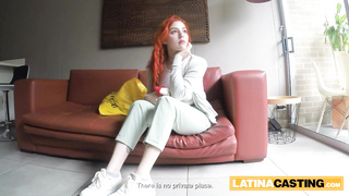 Crimson haired mega-slut with lovely boobs and freckles got down and messy with her married neighbor