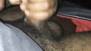 Teenager gulp in the van
