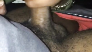 Teenager gulp in the van