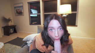 Step Brutha is Back from Halloween Soiree to give Step Sister a Scary Large Hard-On