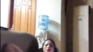 Maria from Uruguay masturbates with porn