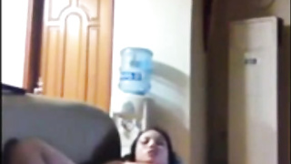 Maria from Uruguay masturbates with porn