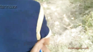 Indian nubile loves to have casual hookup in the nature, in the middle of the day