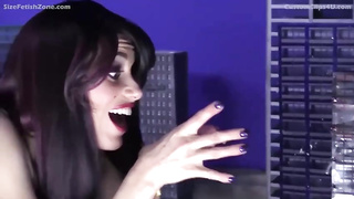 Dark haired teenie is nailing her employer, because she is privately in love with him