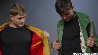 Luxurious Elliot Finn and Brandon Anderson in torrid banging vignette