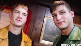 Luxurious Elliot Finn and Brandon Anderson in torrid banging vignette