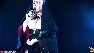 I lied to nun and she discipline me with pegging - MollyRedWolf