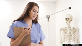 Anal Invasion fucky-fucky liking nurse is doing it with a patient in front of another gal