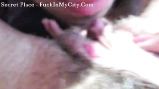 Accomplished man is tonguing his gf's fuckbox and fellating that meaty joy button to make her jism