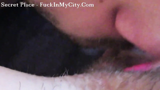 Accomplished man is tonguing his gf's fuckbox and fellating that meaty joy button to make her jism