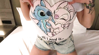 Lovable blondie stunner is about to get a ginormous facial cumshot cum shot, after deepthroating fuckpole and getting pummeled