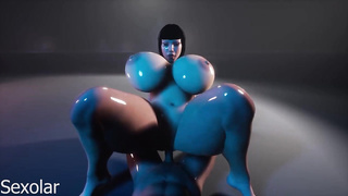 Aleks and Mercer are having gonzo lovemaking in the middle of the night and loving it