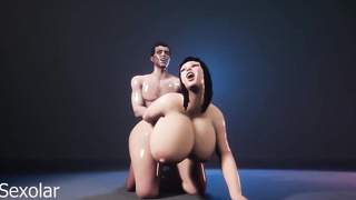 Aleks and Mercer are having gonzo lovemaking in the middle of the night and loving it