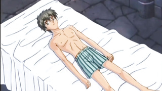 Ginger-Haired anime teenager boned rigid from the rear