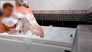 Fulfilling My Wish With My Neighbor In A Jacuzzi