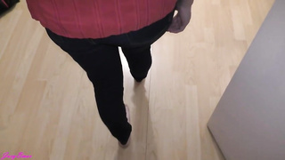 Nude brown-haired is mildly stroking in the late afternoon, because she despairingly needs an ejaculation