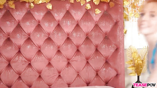 TAUNTED TOO MUCh Sandy-Haired Madi Collins Gives an Kinky Enormous Hard-On POINT OF VIEW Fellatio