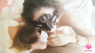 Jasmine, Hannah and Miguel have fun with fucky-fucky plaything