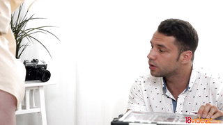 Eva Barbie is a promiscuous blondie honey with tats who luvs to get tucked with 2 knobs