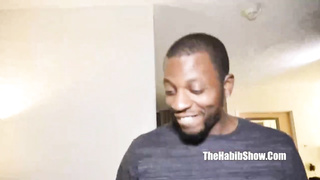 Sensuous Ebony blondie is gargling her paramour's rock-hard meatpipe as deep as she can guzzle it