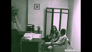 SCANDALOUSGFS - Black Duo Romping while tryst in office