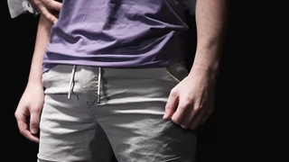 Chase load his cum while fucks him in dildo