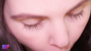 Close Up Oral Pleasure with Soft Throating and Scrotum Have Fun