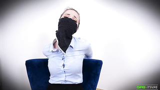 Lil' Missy is yelling while getting corded up cock-squeezing, because it senses so penetrating arousing