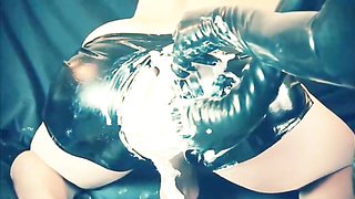 Expert lady is playing her paramour's bootie and kneading his man sausage, to make him jism