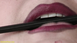 Huge nymph is about to opened up her gams broad open and get fisted until she finishes off