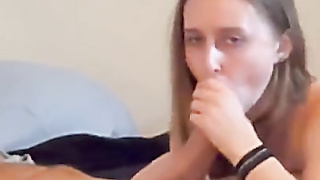 Her roomy got off while privately filming me getting my wood inhaled till she gulped by spunk