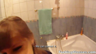 TUTOR4K. Man makes budge on light-haired schoolteacher after finding out her fucky-fucky fucktoys Porno Vids - Tube8