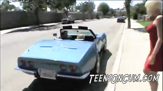 Delectable dark-haired is licking jism after pleasuring 2 naughty folks at the same time, on web cam