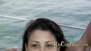 Horny Rio teenagers are inhaling various rock rock hard sausages and getting jism all over their faces