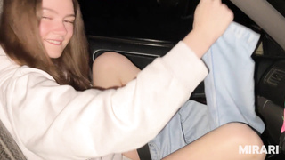 Took a Pretty Dame to the Night Woods to Pummel her Poon and Throat in the Truck - MIRARI