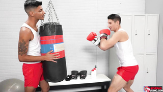 Apollo Fates anal fist his gym friend Jim Fit