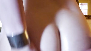 Rubbin' lube all over my ass cheeks. ;)