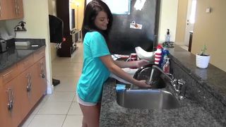 Supah lovely home nubile providing head