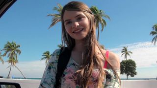 Alice deep throating dick in the camper