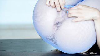 legal years elderly Inez showcasing us her teenage snatch