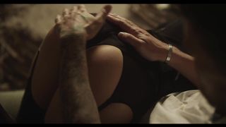 Sultry intercourse in a dark kitchen