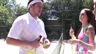 Summer camp tennis whores