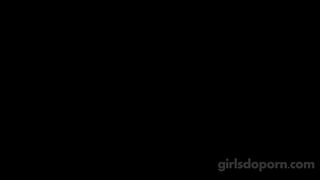 Uber-Cute curly honey banging on camera