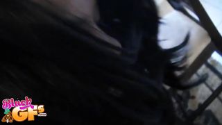 Deep-Throating and then she turns around