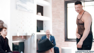 Lucca got creampie inside Michael sweet hole