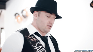 Lucca got creampie inside Michael sweet hole