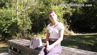 bony teenie very first pornography audition