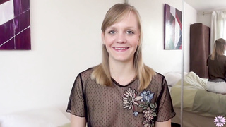 Filthy Facial Cumshot For First-Ever Time Blond