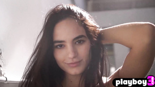 Beautiful Latin teen showing of her body